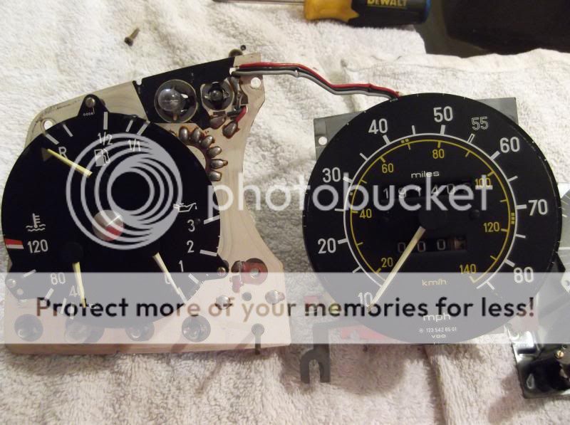 Mercedes cluster gauge needle paint kit PeachParts MercedesBenz Forum